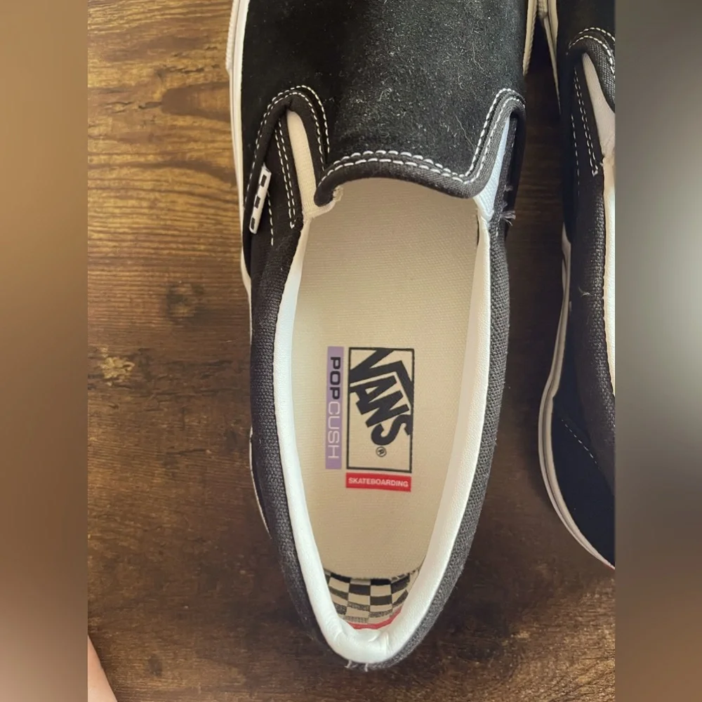 Vans skate slip-on pop Cush Black Sneakers